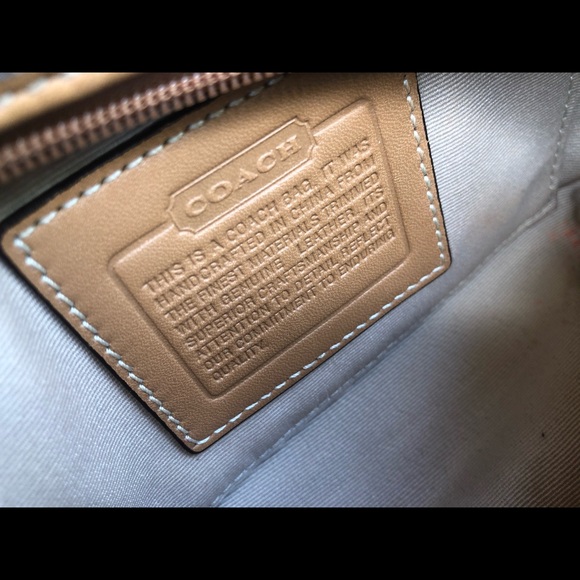 Small Brown Coach Tote - Picture 7 of 12